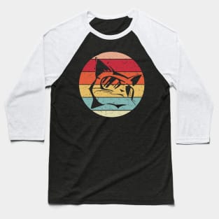 Cool Cat Vintage Style Baseball T-Shirt